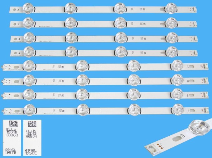 LED podsvícení sada LG 42" 8 pásků AGF78402101 DLED TOTAL ARRAY
