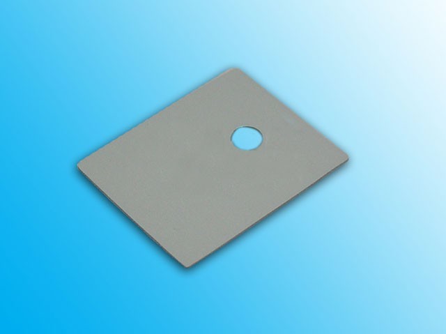 Izolační silikonová podložka 25x20x0,3 mm s textilní vložkou
