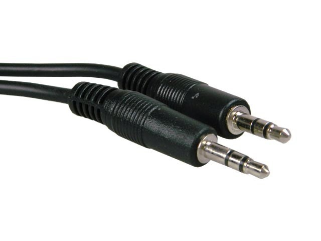 Stereo propojovací kabel 3,5mm jack samec - samec 0,5 m
