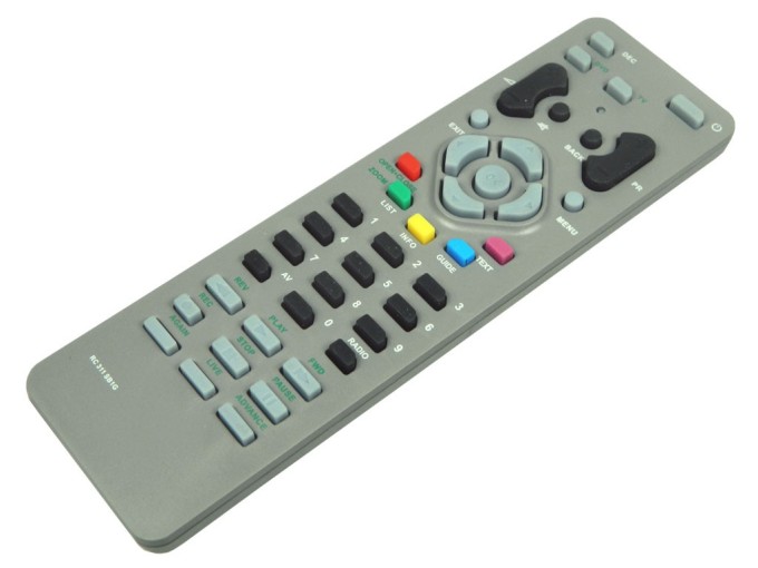 Neoriginální dálkový ovladač Thomson RCT111 / RCT111SP1G / RC311SE1G s ovládáním STB, DVD a TV
