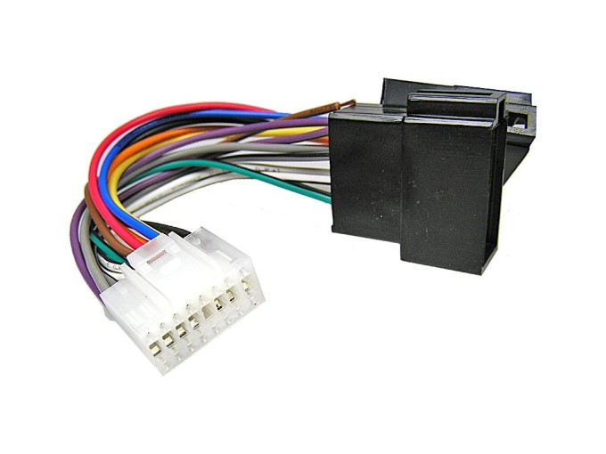 ISO redukční kabel pro autorádia Pioneer ZRS-43 s 16 piny