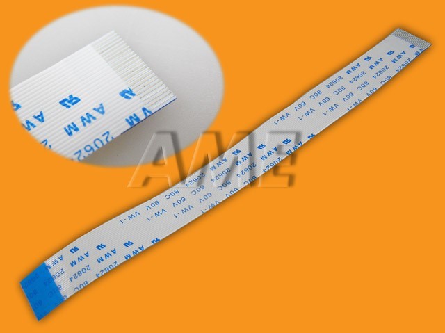 Plochý 24pinový kabel pro DVD přehrávače 130x12 mm otočený