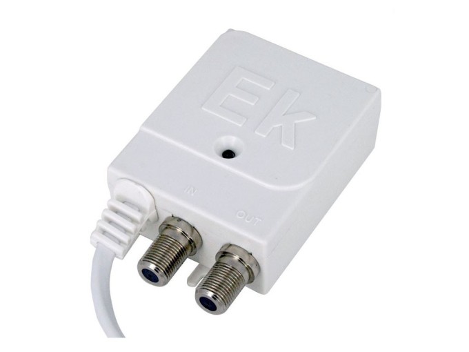 Napaječ anténní 12V/200mA ITS FA 12 mini s F konektory pro zesilovače a výhybky
