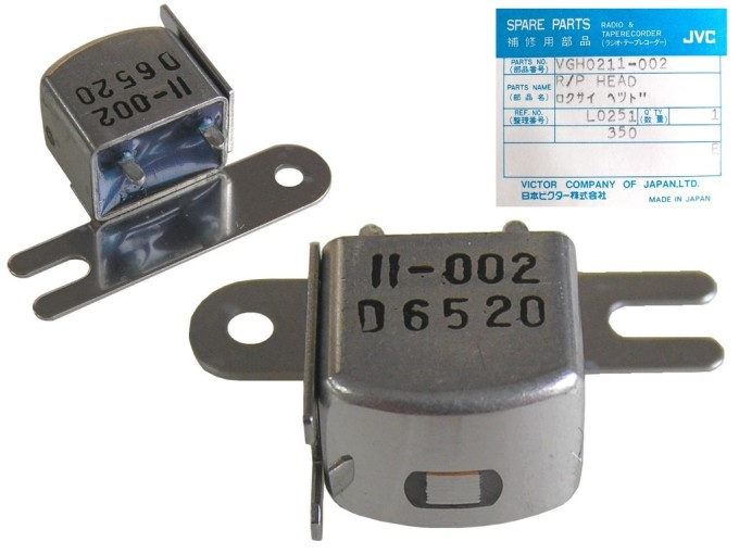 Mono hlava 350 ohm VGH0211-002 / II-002 pro kazetové magnetofony