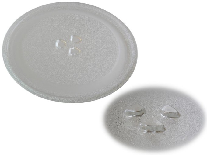 Skleněný otočný talíř do mikrovlnné trouby průměr 245 mm náhradní díl