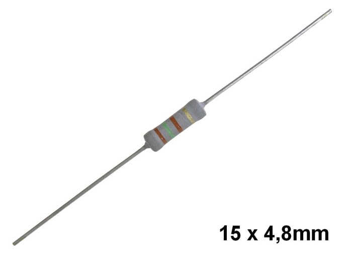 Metaloxidový rezistor TR2 27R 2W RM15