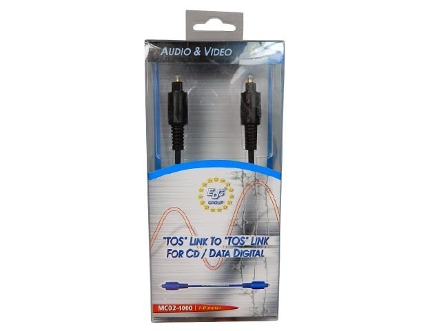 Optický audio kabel TOSLINK 1 m EDC MC02-4000