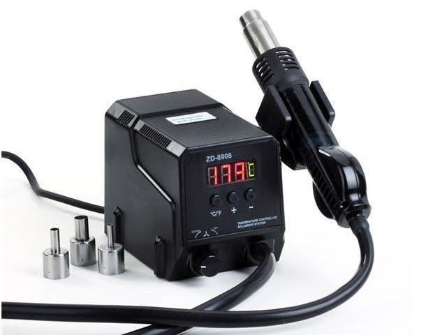 Digitální horkovzdušná stanice ZD-8908 s regulací teploty