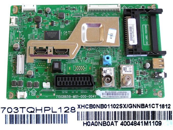 Základní deska LCD LED modulu XHCB0NB01102SX/GNNBA1CT pro TV Philips
