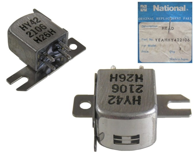 Stereo hlava 205 ohm pro kazetové magnetofony YEAHHY422106 / HY42-2106 / HY422106