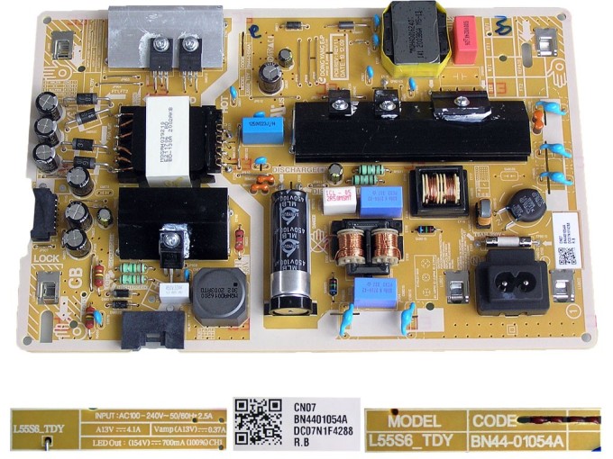 Napájecí zdrojová deska BN44-01054A pro LCD TV 55"