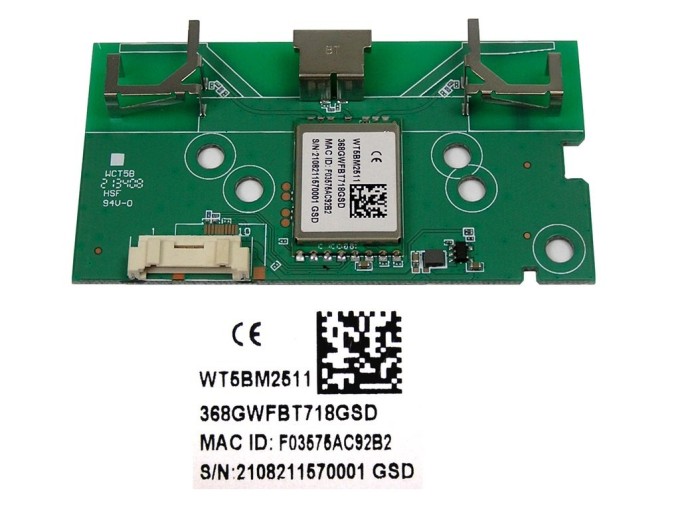 WiFi modul LCD LED pro TV Philips WT5BM2511 / 368GWFBT718GSD