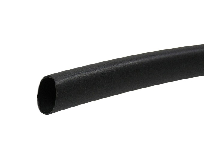 Černá smršťovací bužírka 4.8/2.4 mm, 1 m