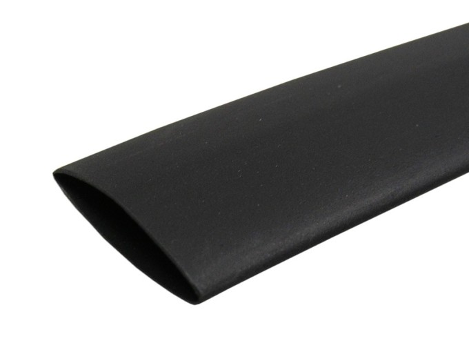 Černá smršťovací bužírka 9,5/4,7 mm, délka 1 m