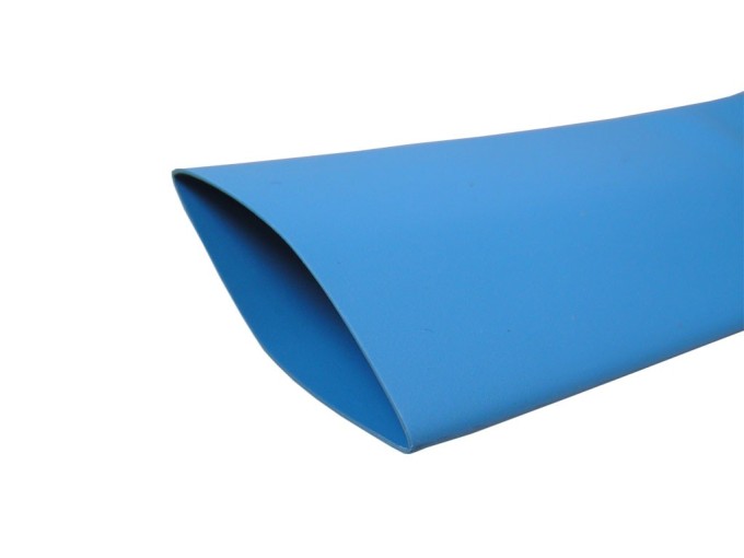 Modrá smršťovací bužírka 12.7/6.4 mm, délka 1 m