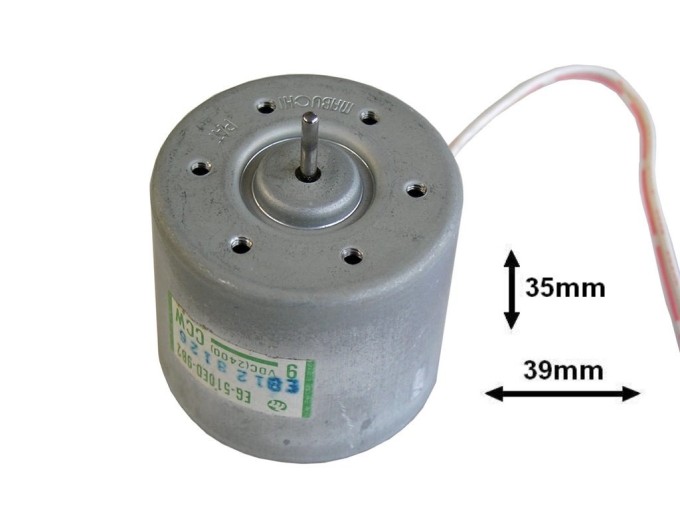 Levotočivý 9V motor do magnetofonu CCW velký - Mabuchi EG-510ED-9B2