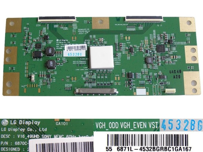 T-CON LCD modul 6871L-4532B pro 49-55" TV