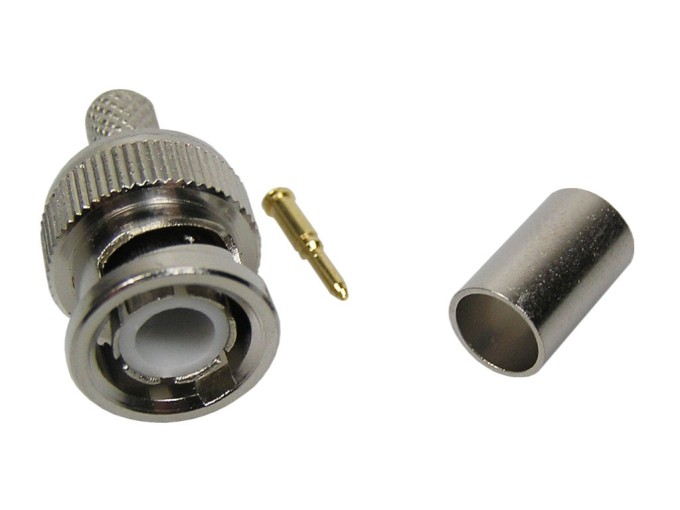 Krimpovací BNC konektor pro kabel RG59 6 mm