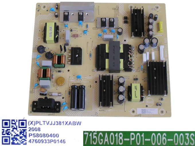 Napájecí zdroj LCD modulu pro Philips TV 715GA018-P01-006-003S