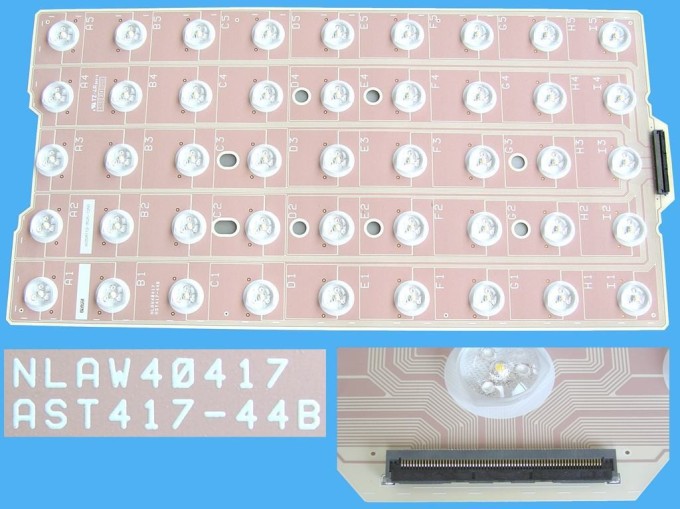 LED podsvětlení Sony 45 LED 373x196 mm D-LED NLAW40417 / AST417-44B