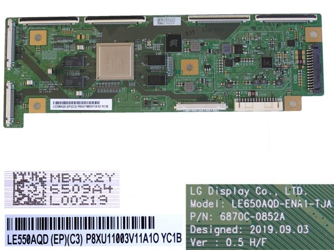 T-CON LCD modul pro OLED TV LE650AQD-ENA1-TJA / 6870C-0852A / LE550PQL (EP)(C3)