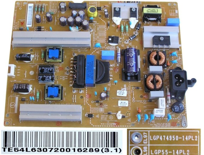 Napájecí zdroj a SMPS deska pro LCD TV EAY63072001 / LGP474950-14PL2 / EAY63072006