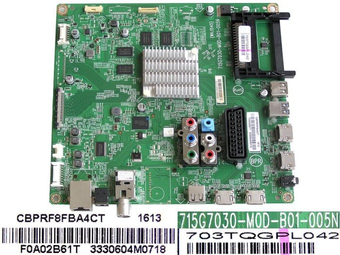 Základní deska LCD LED modulu CBPRF8FBA4CT F0A02B61T / Main board 715G7030-M0D-001-005N / 703TQGPL042