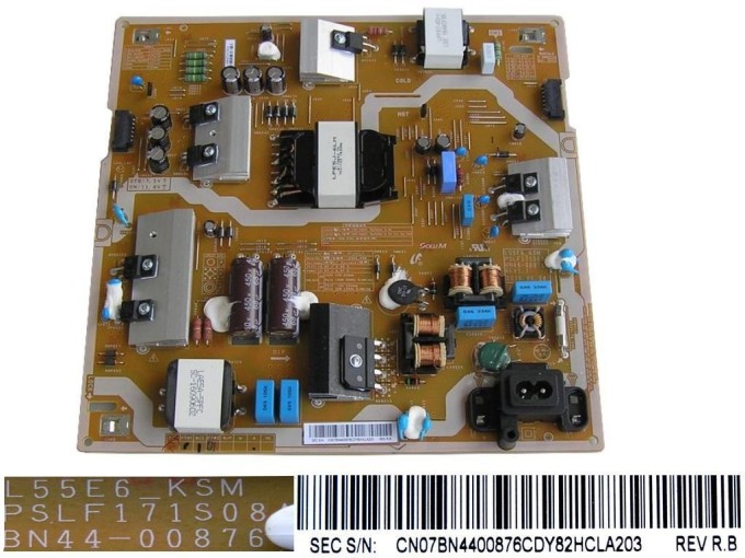 Napájecí zdrojová deska BN44-00876C pro LCD TV 55"