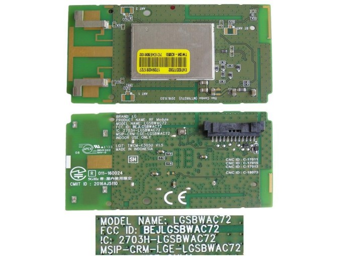 WiFi modul pro LCD LED TV LG EAT63377302 / LGSBWAC72 / TWCM-K305D