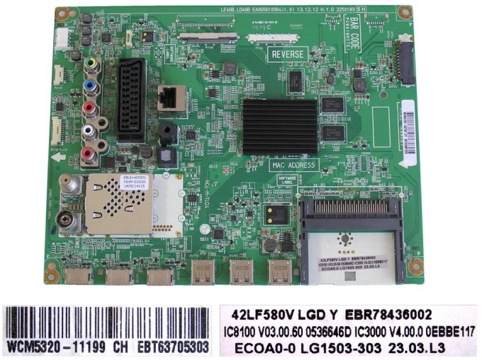 Základní deska LCD modulu EBT63705303 / main board EBR78436002