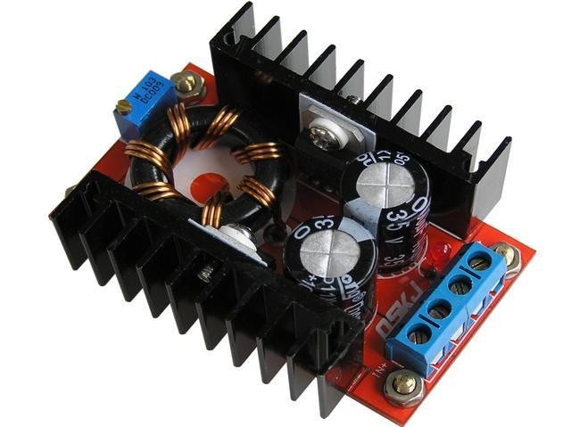 Nastavitelný Step-Up DC-DC měnič 10-32V vstup / 12-35V výstup, 150W, max 6A