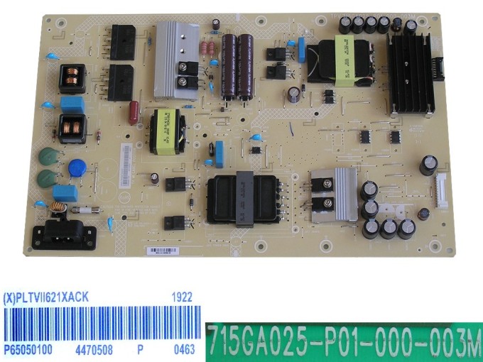 Napájecí zdrojová deska LCD Philips PLTVII621XACK 715GA025-P01-000-003M