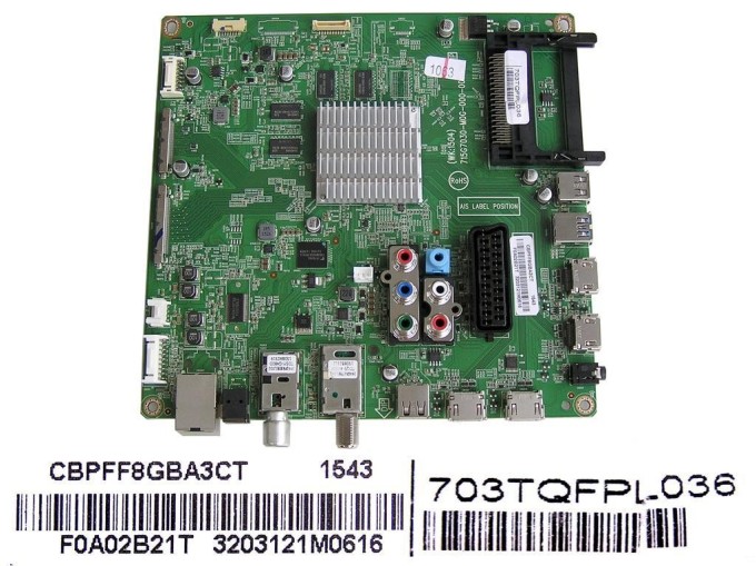 Základní deska LCD LED modulu Philips CBPFF8GBA3CT / Main board 715G7030-M0G-000-005N