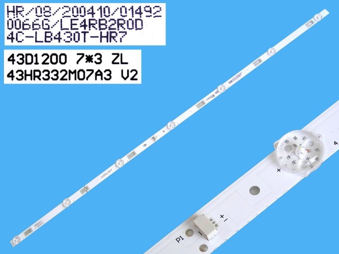 LED podsvětlení 800mm s 7 LED pro Thomson 43D1200 a podobné modely