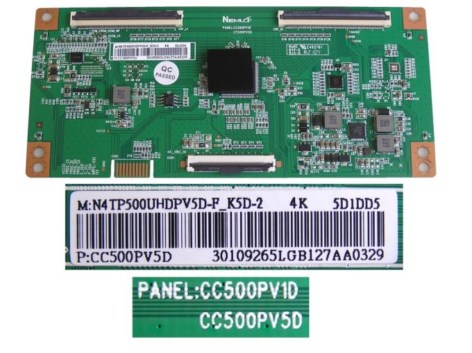 T-CON modul LCD CC500PV5D pro LCD TV 50" Vestel