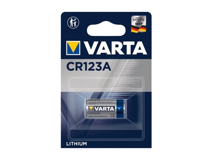 Lithiová baterie CR123A 3V 1600mAh