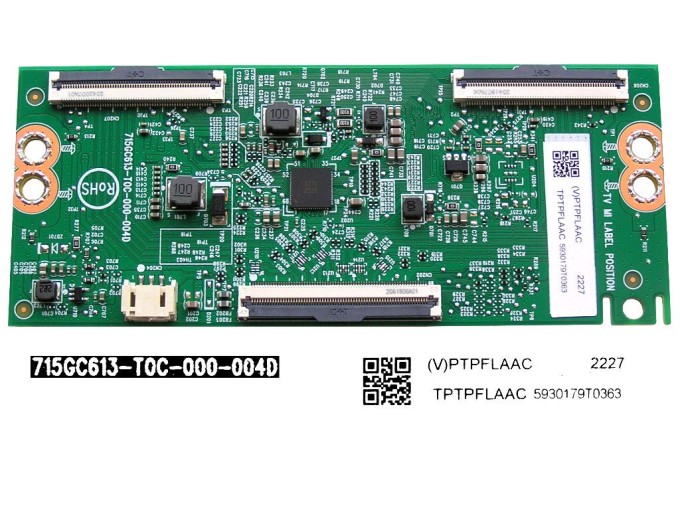 T-CON LCD modul TPTPFLAAC 715GC613-T01-000-004D pro 55" LED TV
