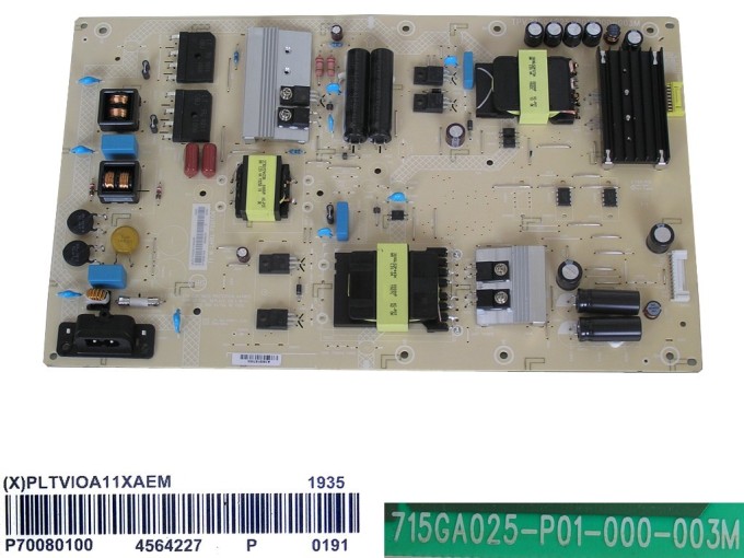 Napájecí zdrojová deska LCD Philips PLTVIOA11XAEM 715GA025-P01-000-003M