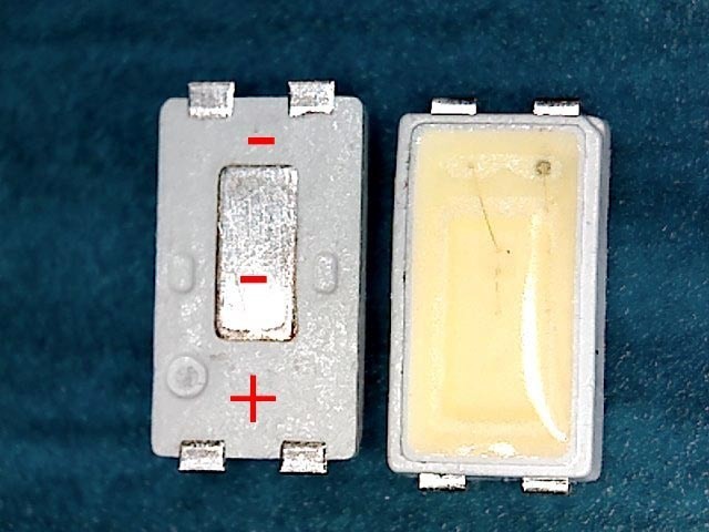 Samostatná LED dioda podsvícení 5630 0,5W 3V Samsung