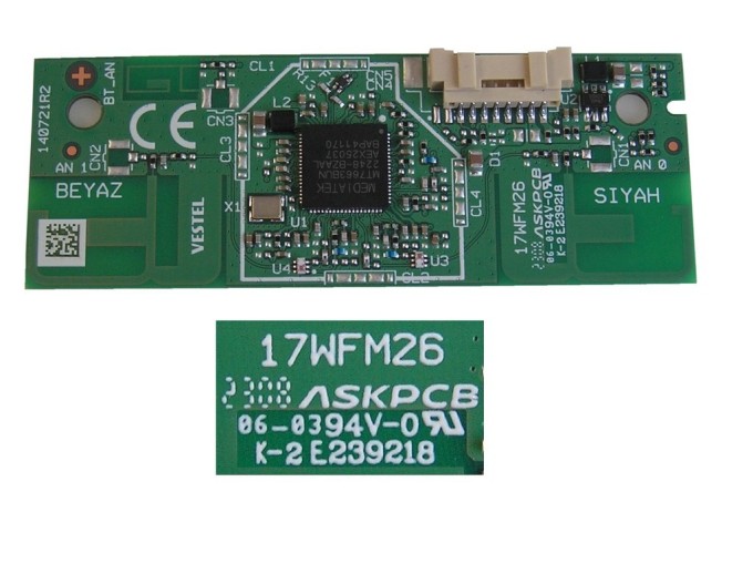 WiFi modul LCD LED Vestel 17WFM26 / 23746235 / 140721R2