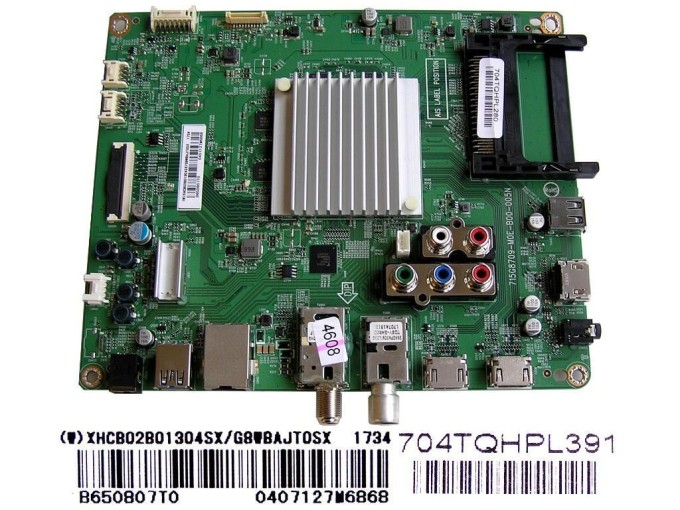 Základní deska LCD LED modulu XHCB02B01304SX G8WBAJT0SX / Main board 715G8709-M0E-B00-005N