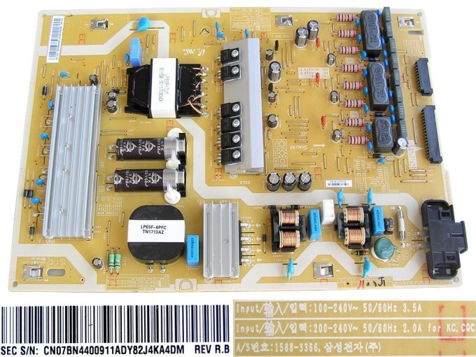 Napájecí zdrojová deska BN44-00911A pro LCD LED TV Samsung