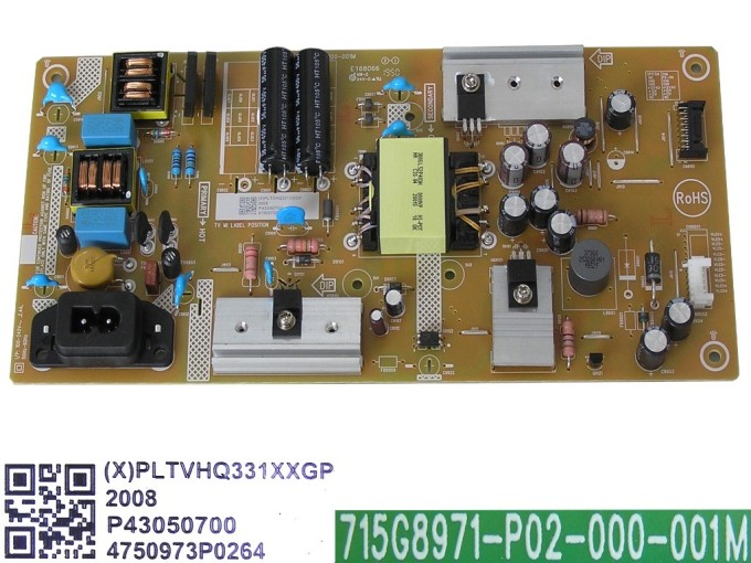 Napájecí zdrojová deska LCD modul Philips PLTVHQ331XXGP 715G8971-P02-000-001M