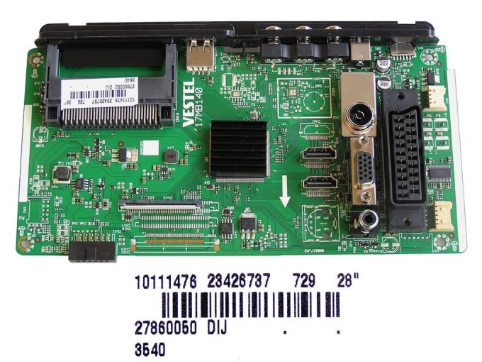 Základní deska LCD modulu 17MB140 / Main board 23426737