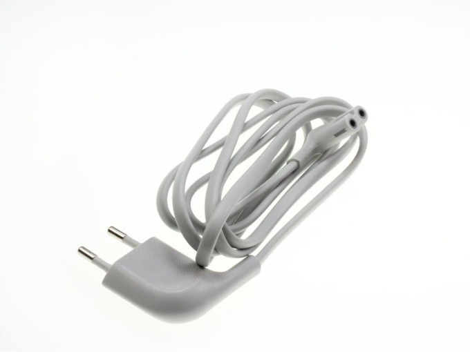 Úhlový síťový kabel 1,5 m pro 230V napájení LCD a LED TV