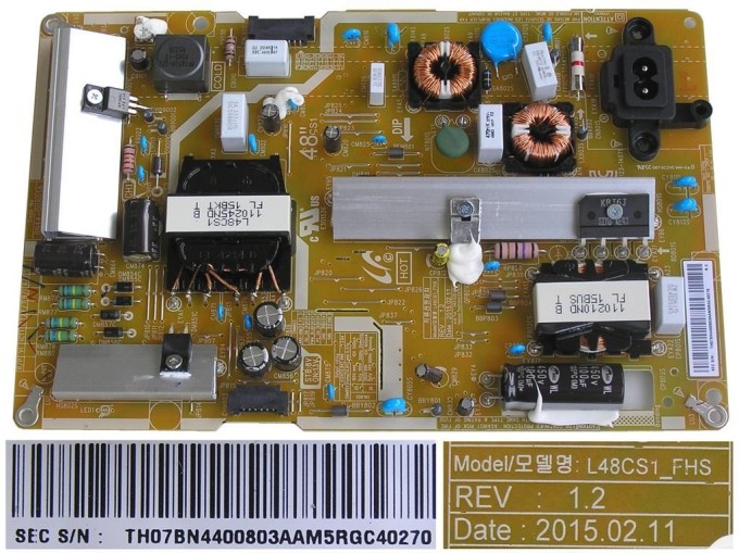 Zdrojový modul LCD BN44-00803A pro TV Samsung
