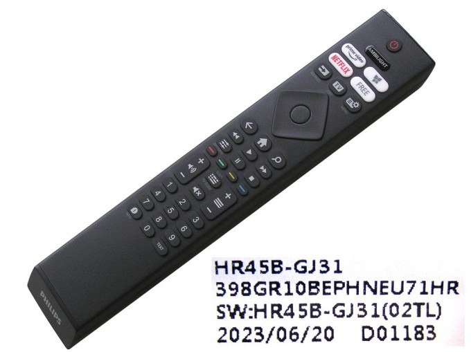 Originální dálkový ovladač Philips HR45B-GJ31-02 pro LCD a LED TV
