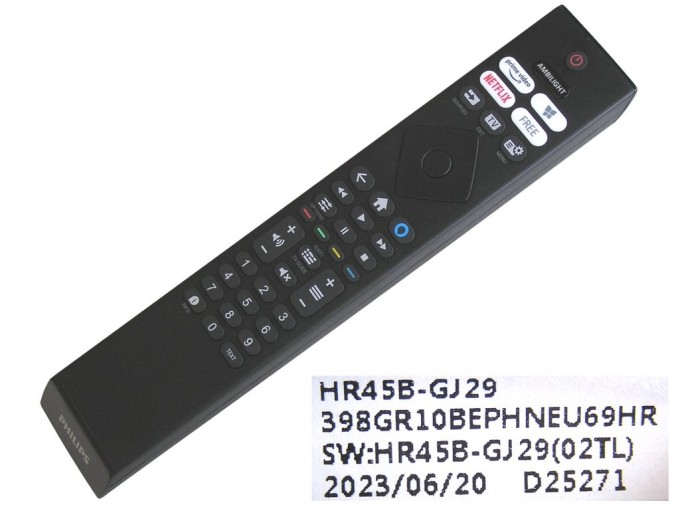 Originální dálkový ovladač Philips HR45B-GJ29-02 pro LCD a LED TV