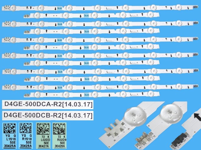 Sada LED podsvícení 1030mm pro LCD TV Samsung 12 pásků