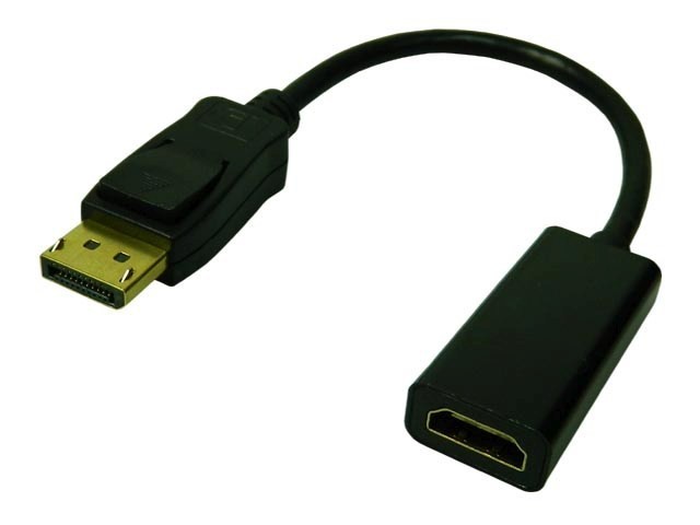 Redukční kabel DisplayPort samec na HDMI samice 12,5 cm